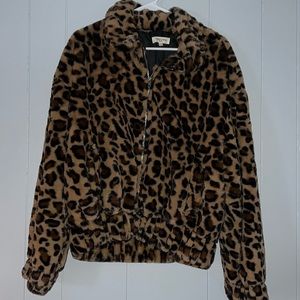 Animal print jacket